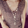 Charms Collar Pearls Flower Choker Necklaces